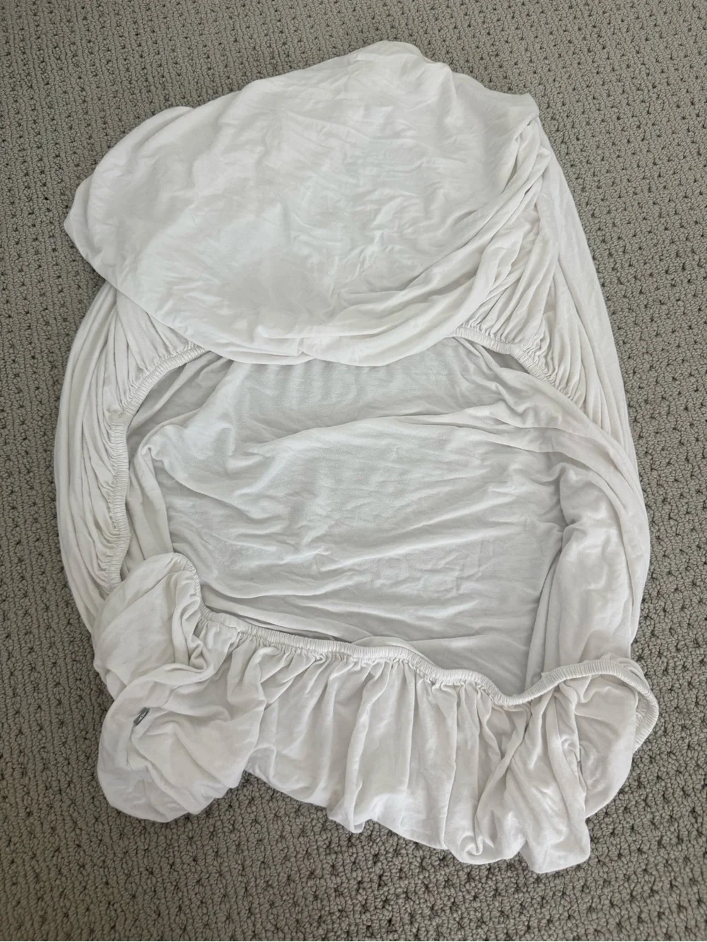 Kyte BABY White Fitted Crib Mattress Cover